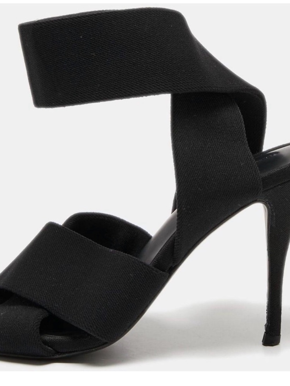 Alexander Wang Black Crisscross High Heel Sandals